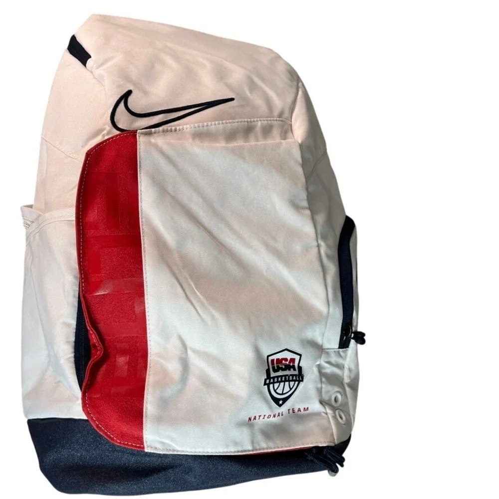 Nike Elite USA Basketball National Team Backpack White Navy Red BA5480-100